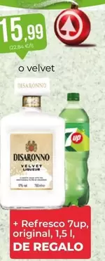 Disaronno - + Refresco 7up, Original