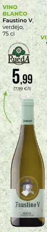 Faustino V - Vino Blanco Verdejo