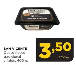San Vicente - Queso Fresco Tradicional Villalón