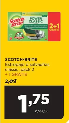 Scotch-Brite - Estropajo O Salvauñas Classic