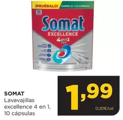 Somat - Lavavajillas Excellence 4 En 1