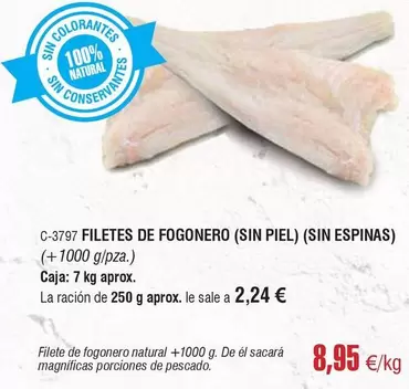Filetes De Fogonero (sin Piel) (sin Espinas)