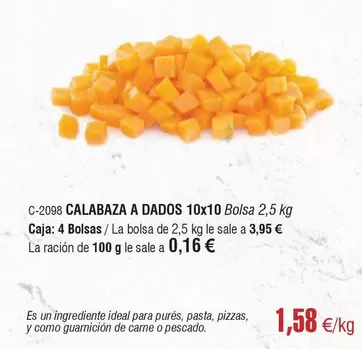 Ideal - Calabaza A Dados