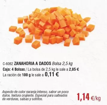 Intenso - Zanahoria A Dados