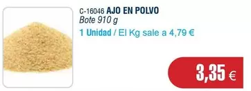 Ajo En Polvo