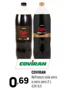 coviran - Refresco Cola Zero O Zero Zero