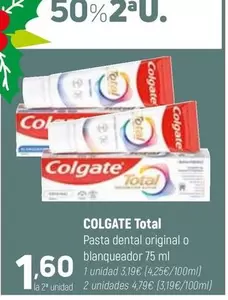 Colgate - Total Pasta Dental Original O Blanqueador