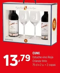 Cune - Estuche Vino Rioja Crianza Tinto