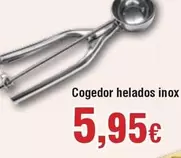 Cogedor Helados Inox