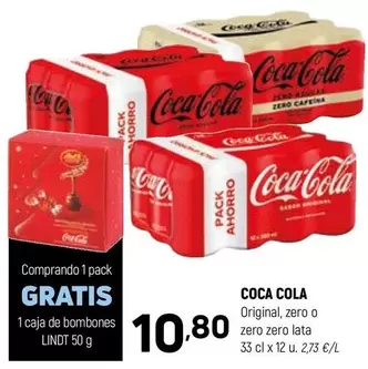 Coca-Cola - Original, Zero O Zero Zero Lata