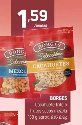 Borges - Cacahuete Frito O Frutos Secos Mezcla