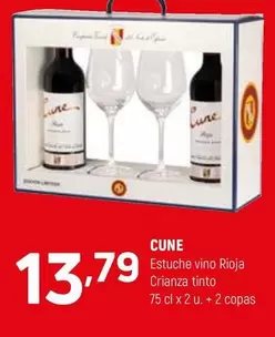 Cune - Estuche Vino Rioja Crianza Tinto