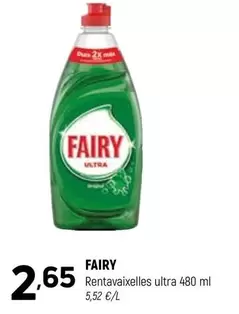 Fairy - Rentavaixelles Ultra