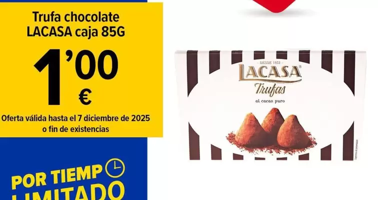 Lacasa - Trufa Chocolate Caja 85g