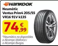 Hankook - Neumatic Ventus Prim4 205/55 VR16 91V K135