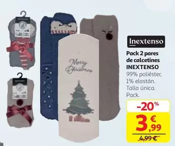 inextenso - Pack 2 Pares De Calcetines
