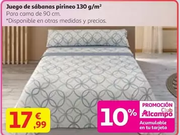 alcampo - Juego De Sábanas Pirineo