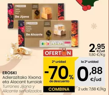 Eroski - Turrones Jijona Y Alicante Senalizados