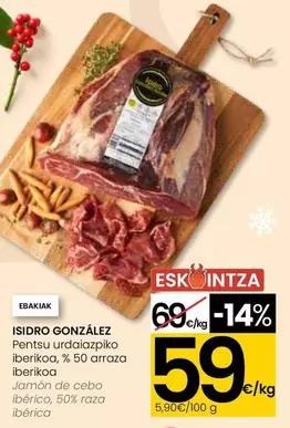 Isidro Gonzalez - Jamon De Cebo Iberico 50% Raza Iberica