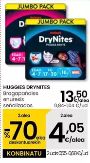 Huggies - Drynites Bragapanales Enuresis Senalizados