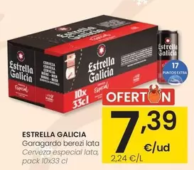 Estrella Galicia - Cerveza Especial Lata