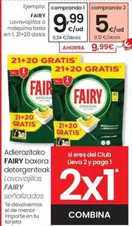 Fairy - Lavavajillas A Maquina Todo En 1