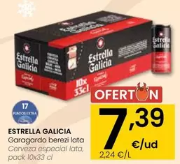 Estrella Galicia - Cerveza Especial Lata
