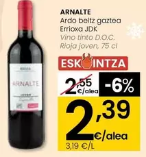 Arnalte - Vino Tinto D.o.c. Rioja Joven