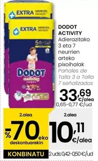 Dodot - Activity Panales De Talla 3 A Talla 7