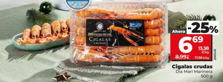 Dia Mari Marinera - Cigalas Crudas 500 G
