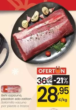 Solomillo Vacuno Por Piezas O Trozos