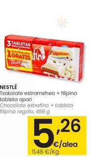 Nestlé - Chocolate Extrafino + Tableta Filipino