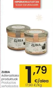 Zubia - Productos Senalizados
