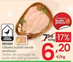Eroski - Filetes De Pechuga De Pollo