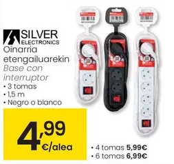 Silver Electronics - Base Con Interruptor