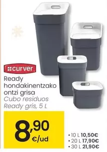 Curver - Cubo Residuos Ready Gris