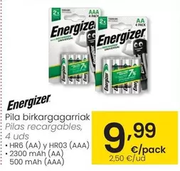 Energizer - Pilas Recargables