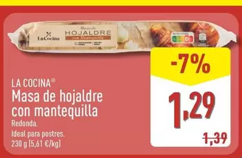 La Cocina - Masa De Hojaldre Con Mantequilla