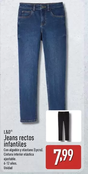 L&D - Jeans Rectos Infantiles