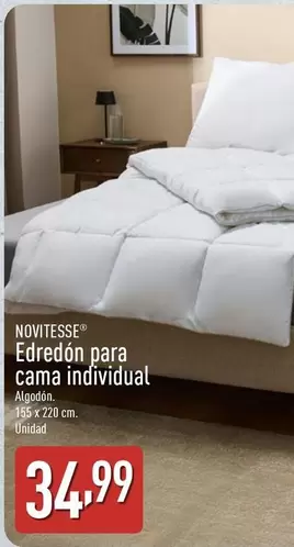 Novitesse - Edredón Para Cama Individual
