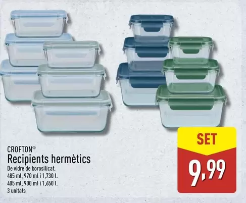 Crofton - Recipients Hermètics