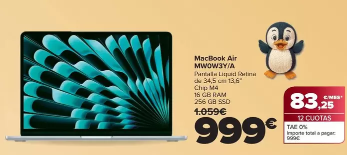 Apple - Macbook Air MW0W3Y/A