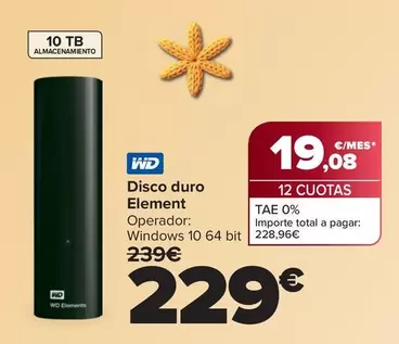 WD - Disco Duro Element