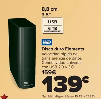 WD - Disco Duro Elements