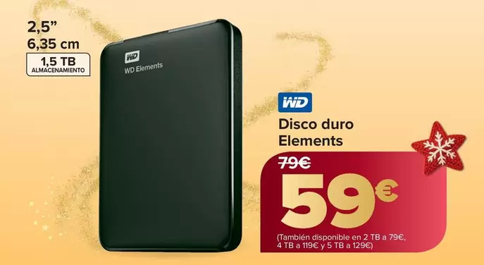 WD - Disco Duro Elements