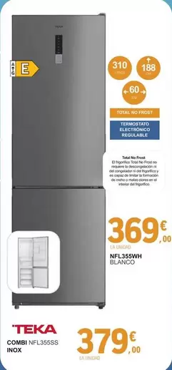 Teka - Combi NFL355SS Inox