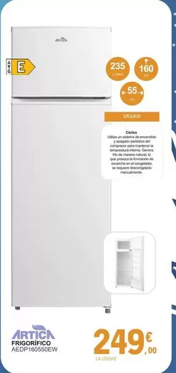Artica - Frigorífico AEDP160550EW