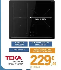 Teka - Encimera IBF63210SSMBK
