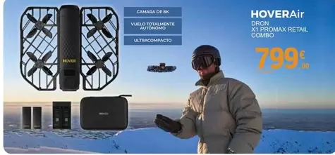 Hoverair - Dron X1 Promax Retail Combo