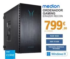 Medion - Ordenador Gaming Erazer Recon